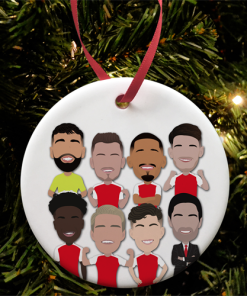 Arsenal 2024-25 Christmas Tree Decoration Vector Heroes