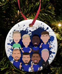 Everton 2025-26 Splash Christmas Tree Bauble Decoration Vector Heroes