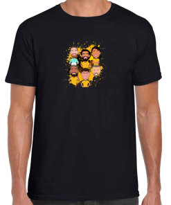 Wolves 2023-24 Vector Heroes Black T-Shirt