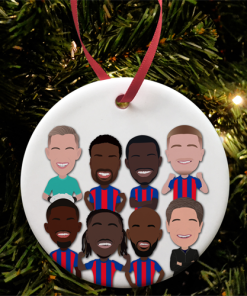 Crystal Palace Players Christmas Tree Bauble Decoration 2024-25