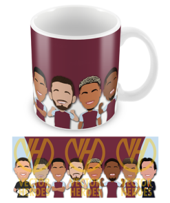 Villa Players Mug 2024-25 Vector Heroes