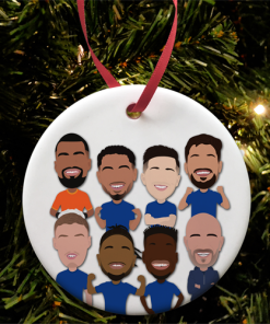 Chelsea Players 2024-25 Christmas Tree Decoration Bauble