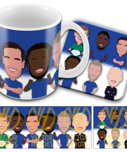 Leicester City Mug & Coaster Set 2024-25 Vector Heroes