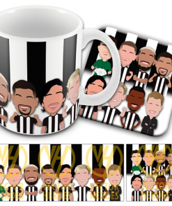 Newcastle Players Mug & Coaster Set 2024-25 Vector Heroes