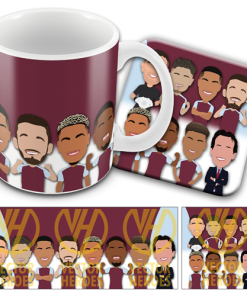 Aston Villa Players Mug & Coaster Set 2024-25