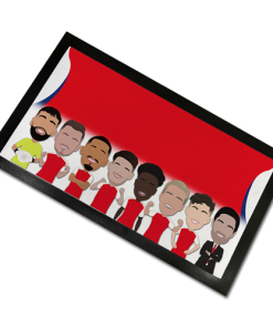Arsenal Players 2024-25 Bar Runner Mat Vector Heroes