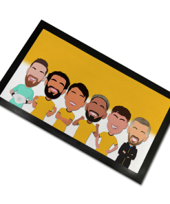 Wolves Vector Heroes 2024-25 Bar Runner Mat