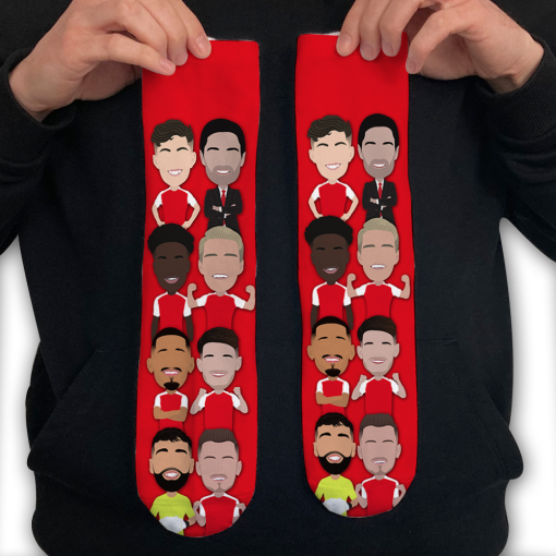 Arsenal 2024-25 Socks Vector Heroes