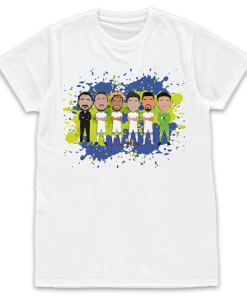 Leeds 2023-24 Vector Heroes Splash White T-Shirt