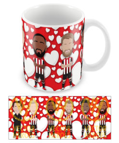 Brentford Love Hearts Valentines Mug