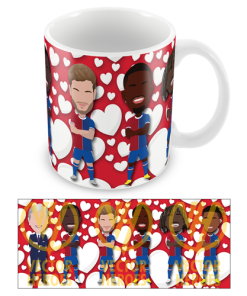 Crystal Palace Love Hearts Valentines Mug