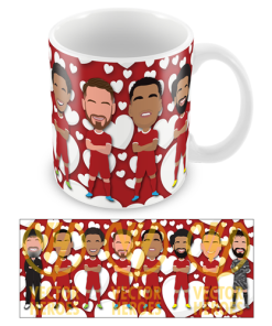 Liverpool Love Hearts Valentines Mug
