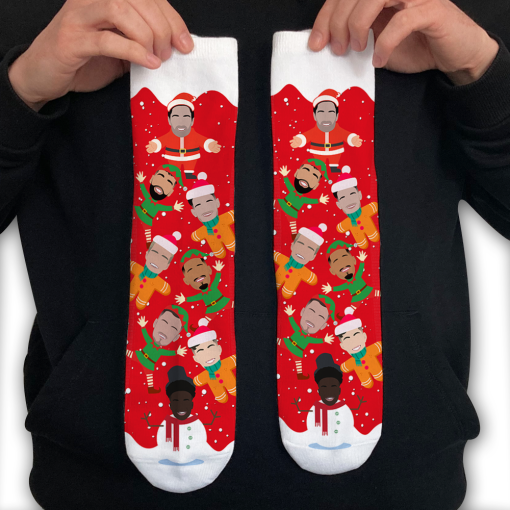 Arsenal 2024-25 Christmas Socks Vector Heroes