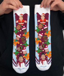 West Ham 2023-2024 Christmas Socks Vector Heroes