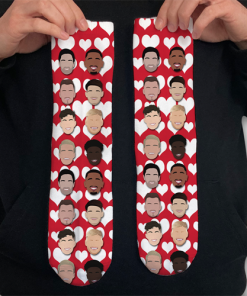 Arsenal Love Hearts Socks