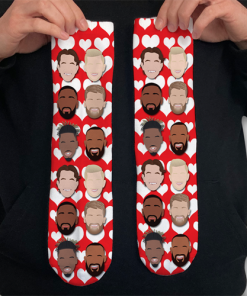 Brentford Love Hearts Socks