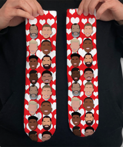 Nottingham Forest Love Hearts Socks