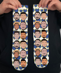 Leeds Utd Love Hearts Socks