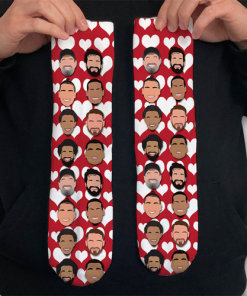 Liverpool Love Hearts Socks