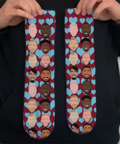 West Ham Utd Love Hearts Socks