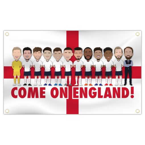 England Football Flag 5ftx3ft St George Come On England Euros 20-21 High Quality