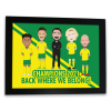 Norwich City Champions 2021 Framed Print