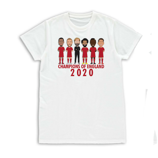 Liverpool Champions Of England 2020 T-Shirt