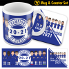 Chelsea Champions Of Europe 2021 Printed Mug & Coaster Set