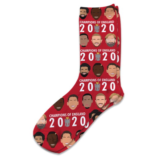 Liverpool Champions Of England 2020 Socks