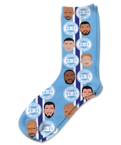 Man City Champions Of England 2021 Socks