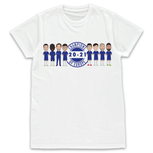 Chelsea Champions Of Europe 2021 T-Shirt tshirt