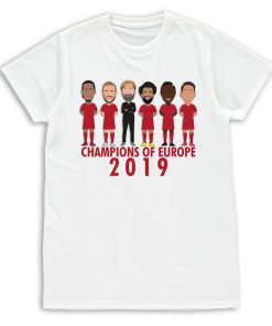 Liverpool Champions Of Europe White T-Shirt