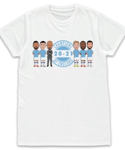 Man City Champions Of England 2021 T-Shirt