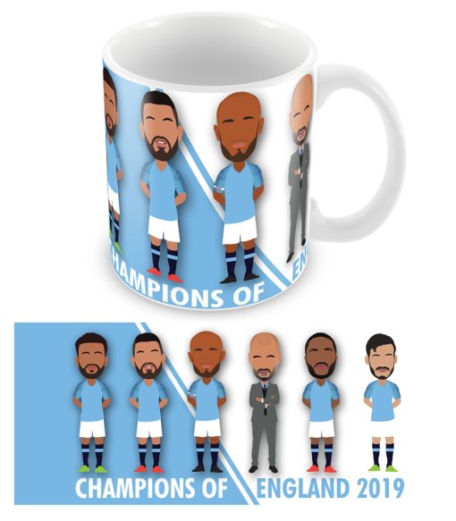 Man City Champions Of England Mug 2021