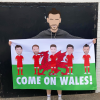 Wales Football Flag 5ftx3ft Welsh Dragon Come On Wales Euros 20-21 High Quality