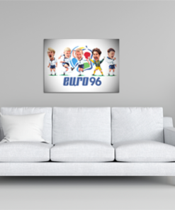 England Aluminium Wall Art Euro 96