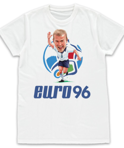 Alan Shearer Euro 96 White T-Shirt