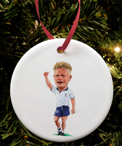 Paul Gascoigne 90 Christmas Tree Decoration