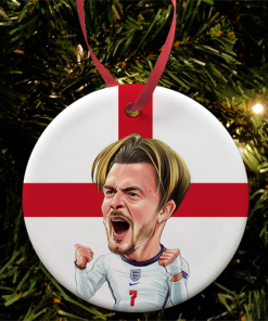 Jack Grealish England Christmas Tree Decoration