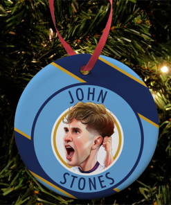 John Stones Stripe Christmas Tree Decoration