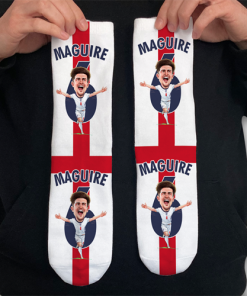 England Flag Socks Harry Maguire England Flag Socks