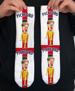 England Flag Socks Jordan Pickford