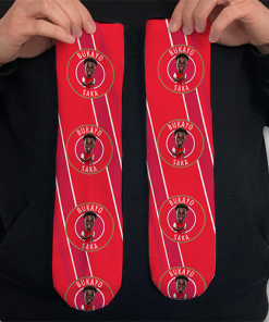 Bukayo Saka Stripey Socks