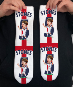 England Socks The Football Artist John Stones