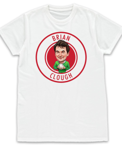 Brian Clough White T-Shirt