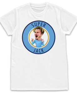Super Jack Grealish White T-Shirt