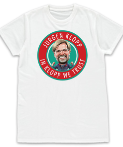 In Klopp We Trust White T-Shirt