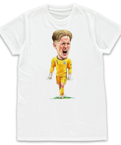 Jordan Pickford England White T-Shirt