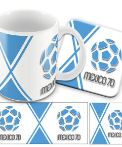 World Cup Mexico 1970 Retro Mug and Coaster Set