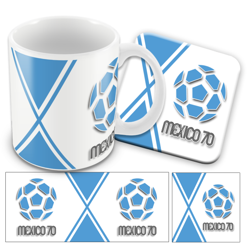 World Cup Mexico 1970 Retro Mug and Coaster Set